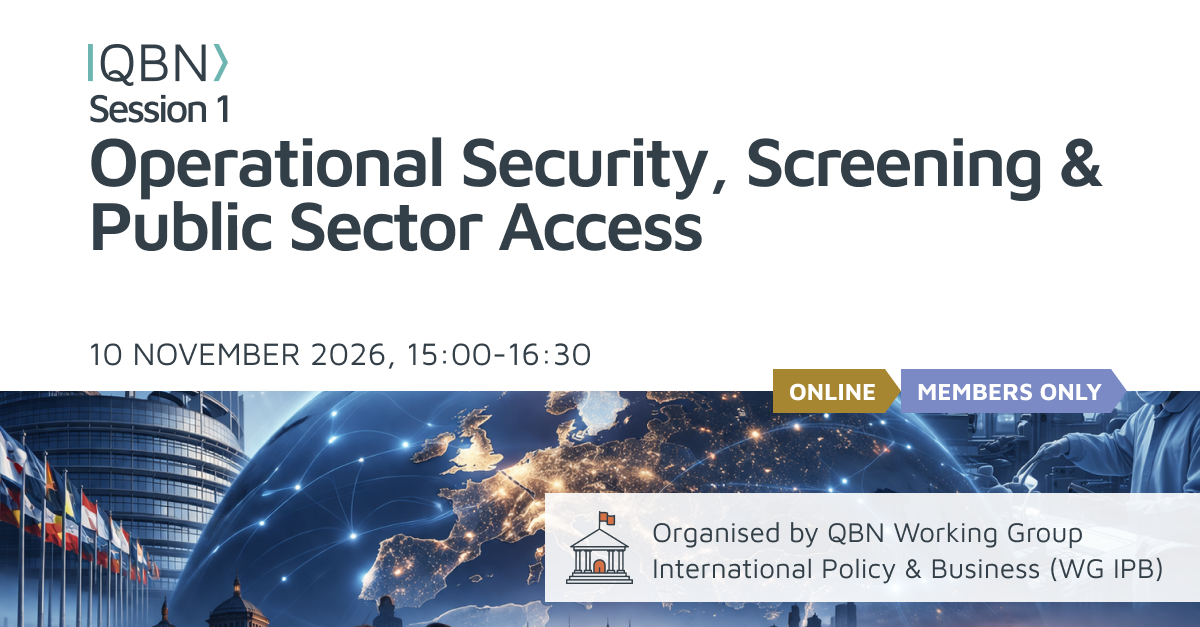 QBN Session WG Policy Business