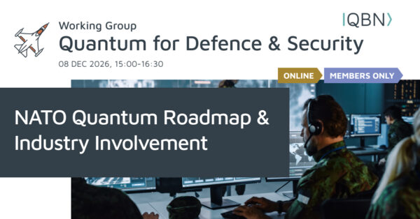 WG Quantum Technologies for Defence and Security